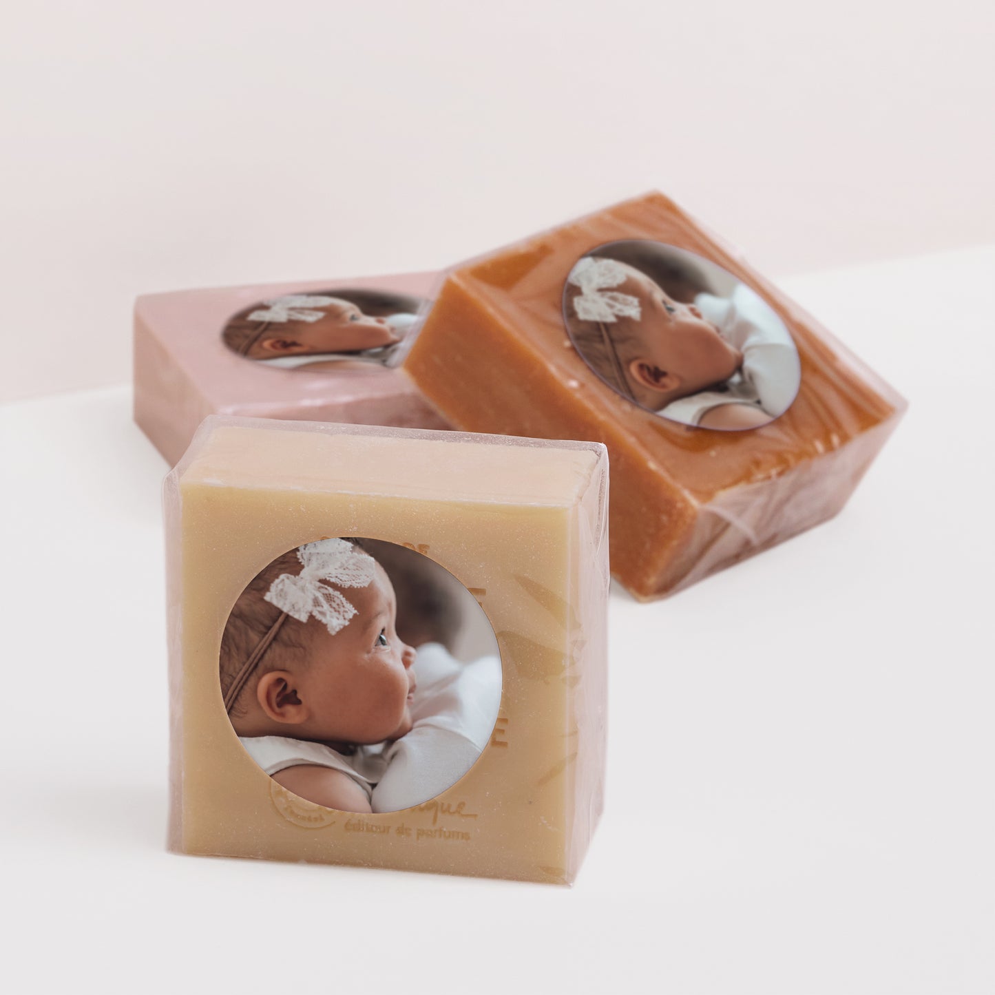 Sticker Geburt Rund Croque-moi de bisous foto N° 3