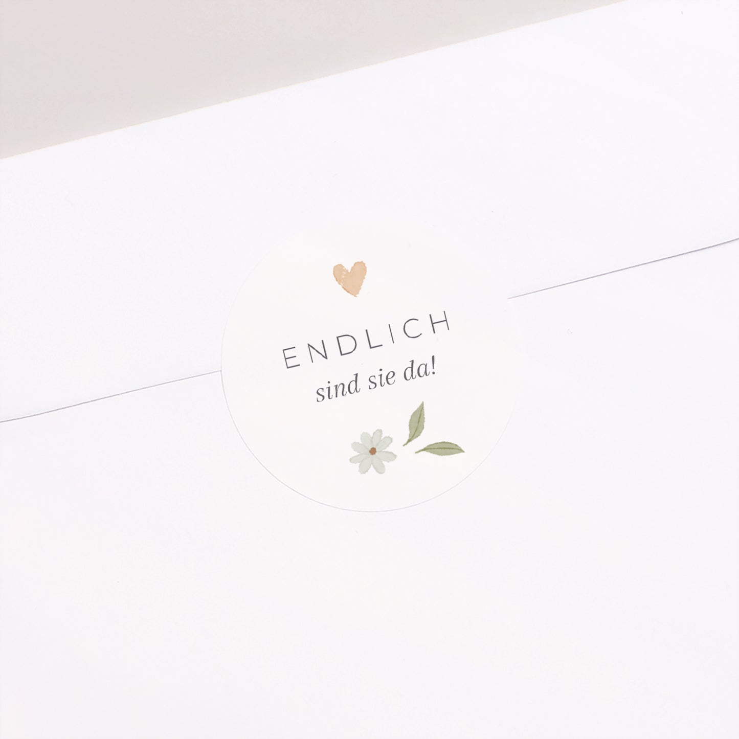 Sticker Geburt Rund Liberty-Motiv Sonnenblume Zwillinge foto N° 2