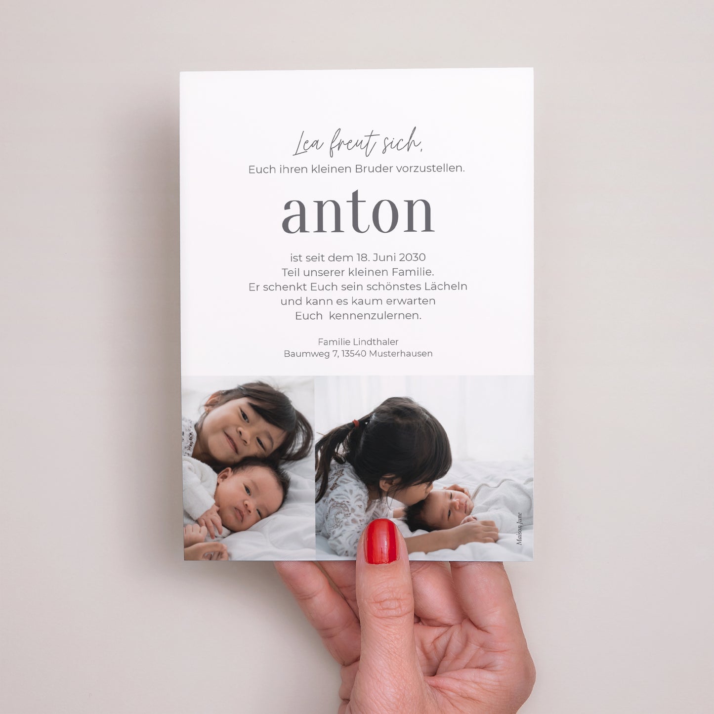Geburtskarten foto N° 3