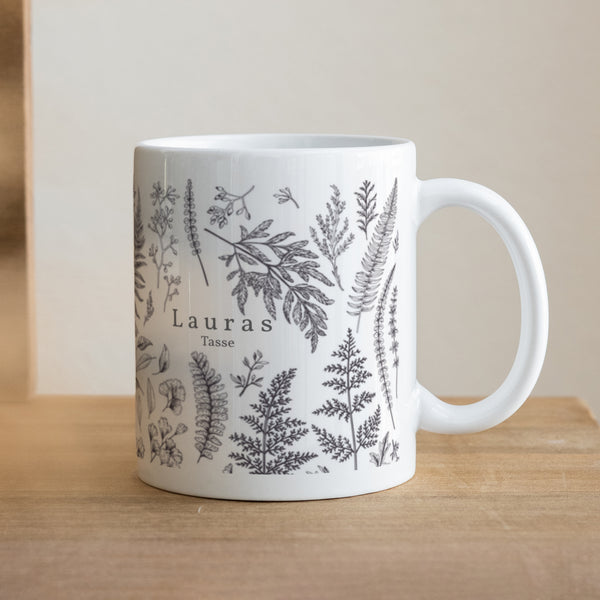 Tasse Objekte Weiß Herbarium chouchou foto