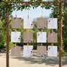 Sitzplan Hochzeit Pack von 12 Getrocknete Wiesenblumen II foto N° 2