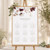 Sitzplan Hochzeit Porträt 60 x 90 cm Getrocknete Wiesenblumen II foto N° 1