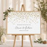 Begrüßungstafel Hochzeit Landschaft 90 x 60 cm foto N° 1