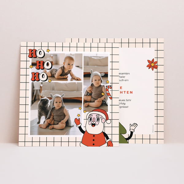 Weihnachtskarte Weihnachten Quadrat foto