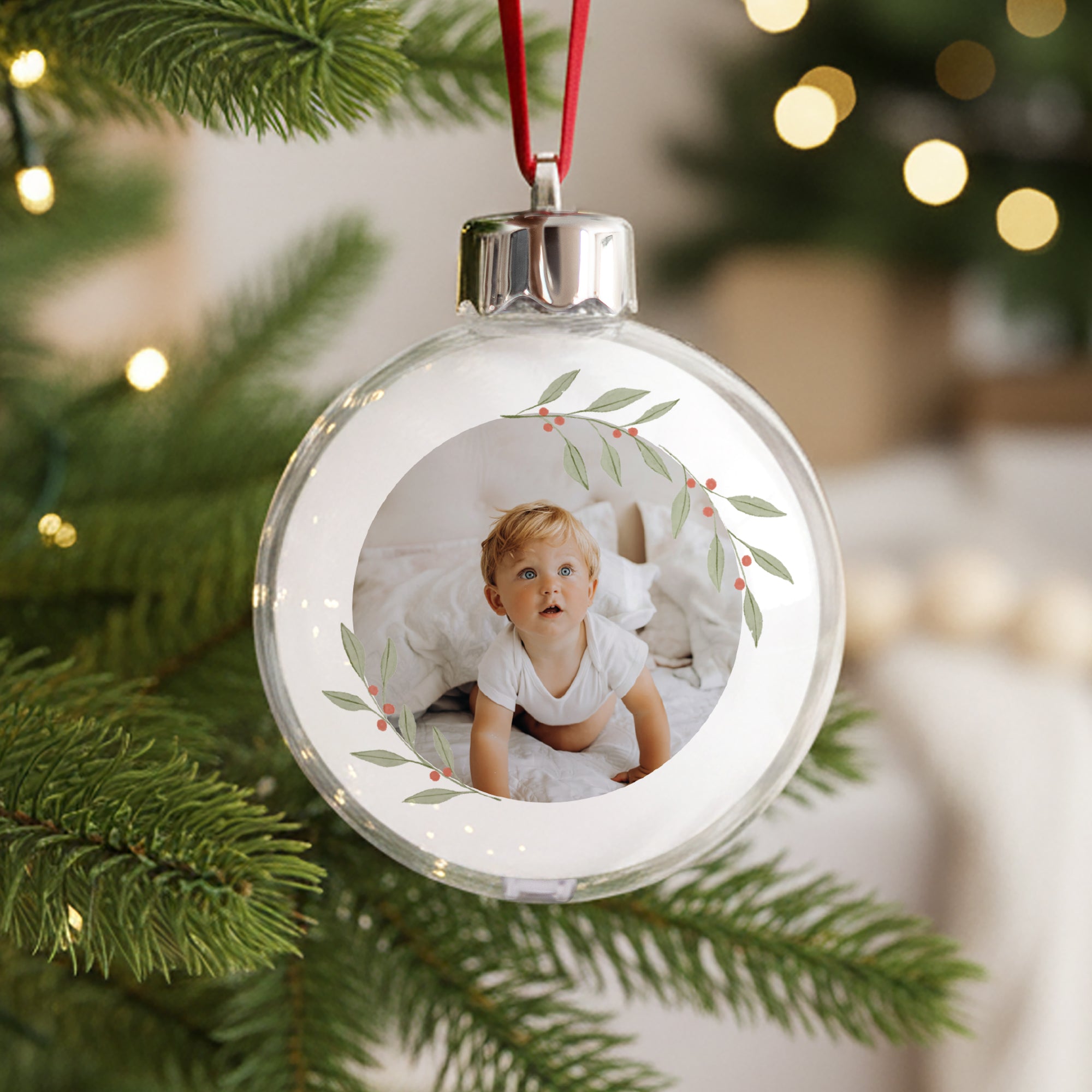Weihnachtskugel Weihnachten Runde Brin d'amour foto N° 1