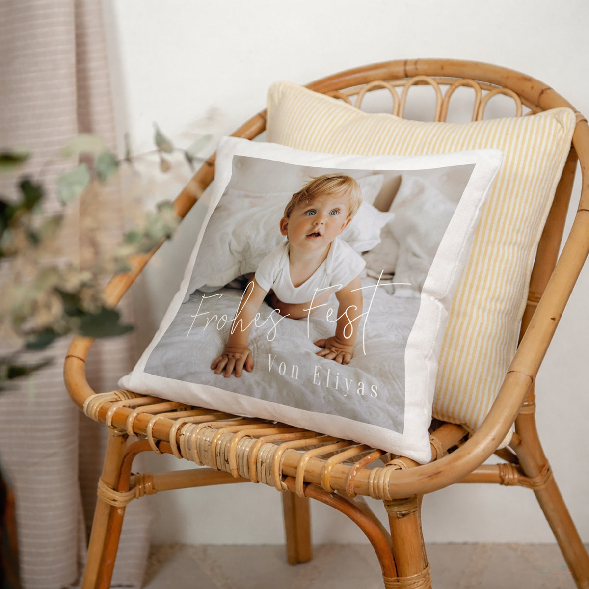 Kissen Objekte Natürliche Beige Die beste Familie foto N° 2