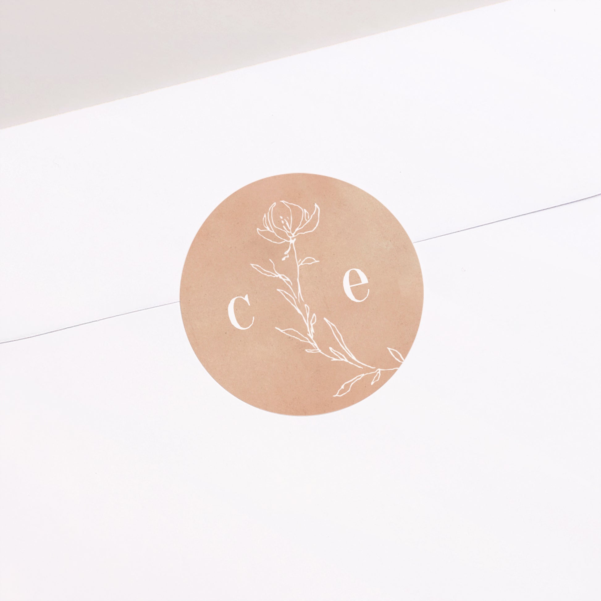 Sticker Hochzeit Rund eine Seite voller Gedichte foto N° 2