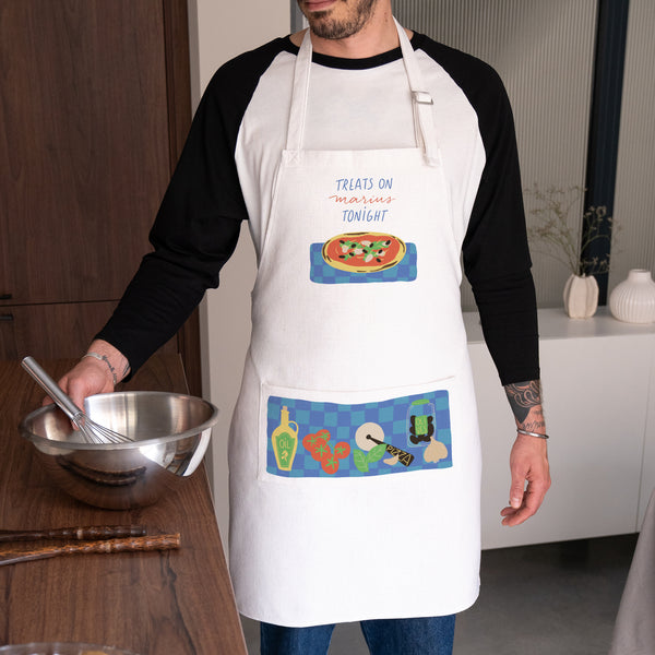 Schürze Objekte Natürliches Beige Eine wohlverdiente Mahlzeit! foto
