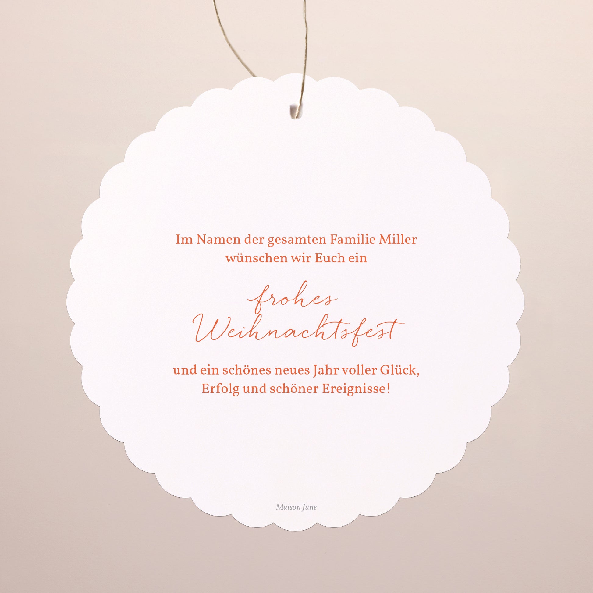 Weihnachtskarte Weihnachten Zum Aufhängen foto N° 2