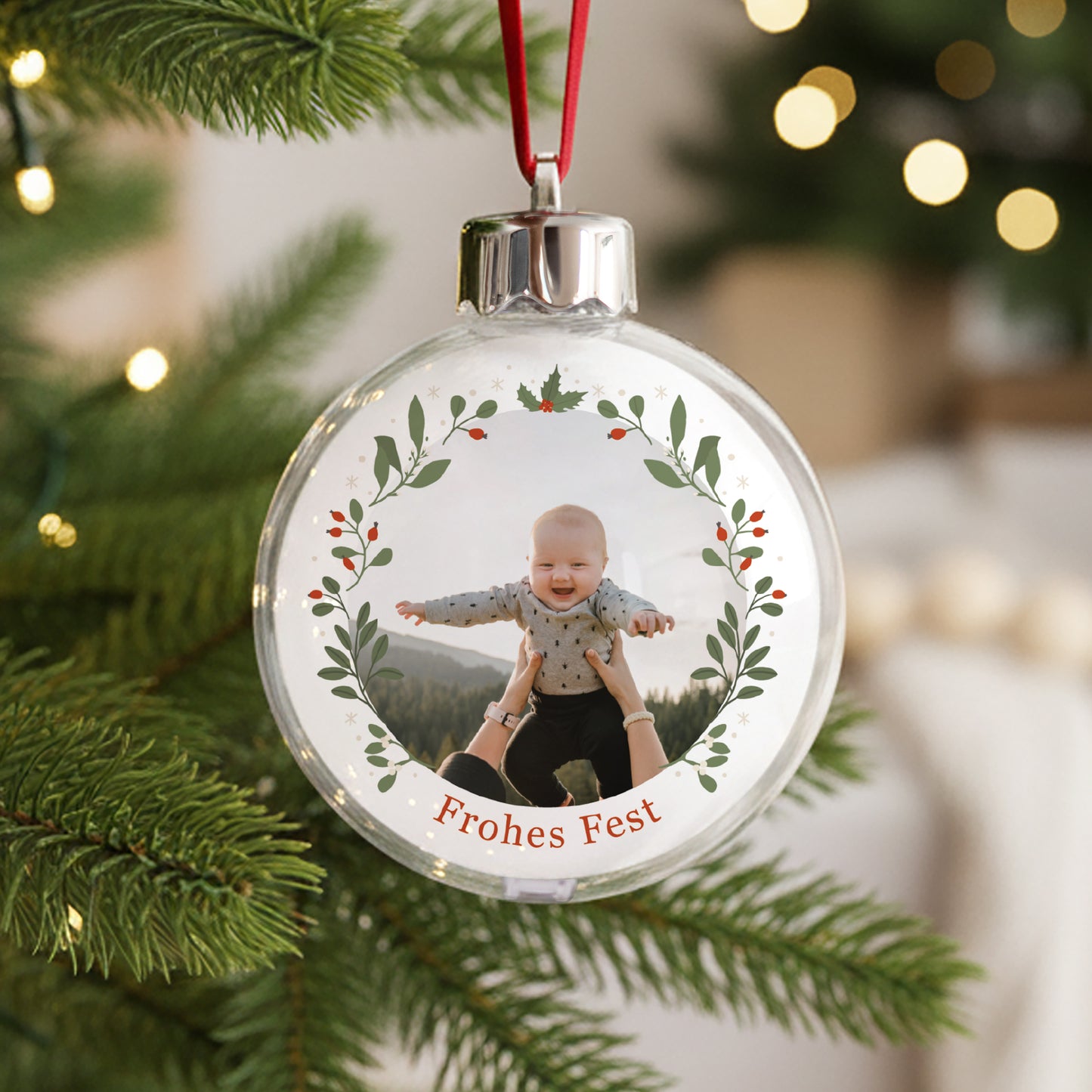 Weihnachtskugel Weihnachten Runde Weihnachtskranz IV foto N° 1