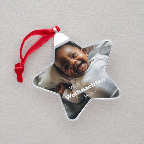 Weihnachtskugel Weihnachten Stern mein erstes Weihnachten