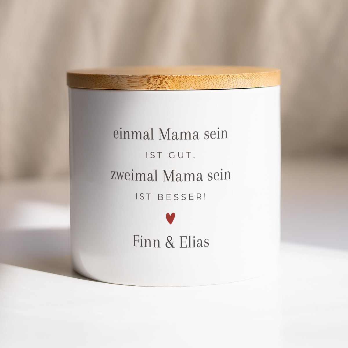 Keramiktopf Objekte 48 cl Mama zweimal! foto N° 1