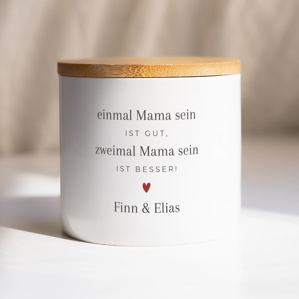 Keramiktopf Objekte 48 cl Mama zweimal! foto