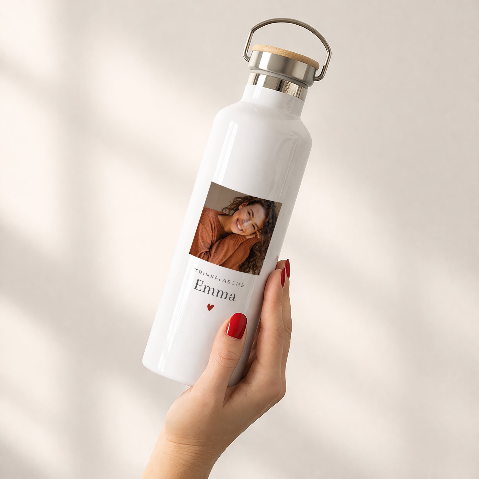 Trinkflasche Objekte 75 cl Typo Herz foto N° 2