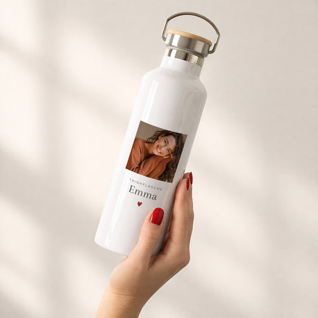 Trinkflasche Objekte 75 cl Typo Herz