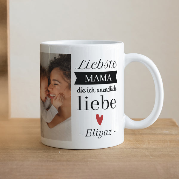 Tasse Weihnachten Weiß Mama foto
