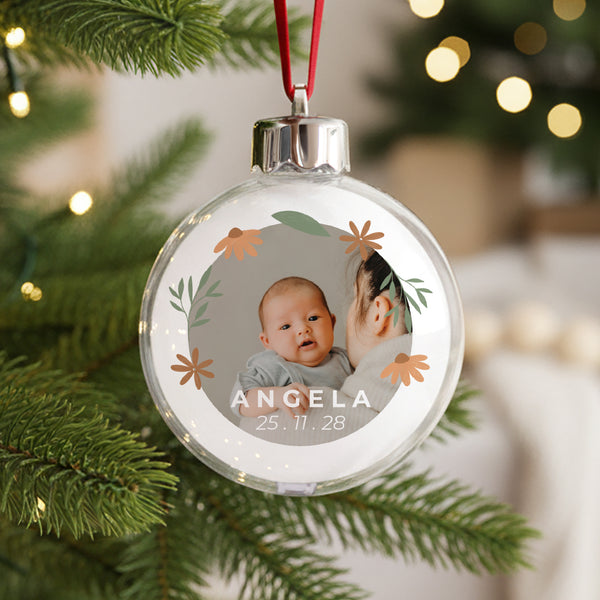 Weihnachtskugel Weihnachten Runde Kleiner Schatz foto