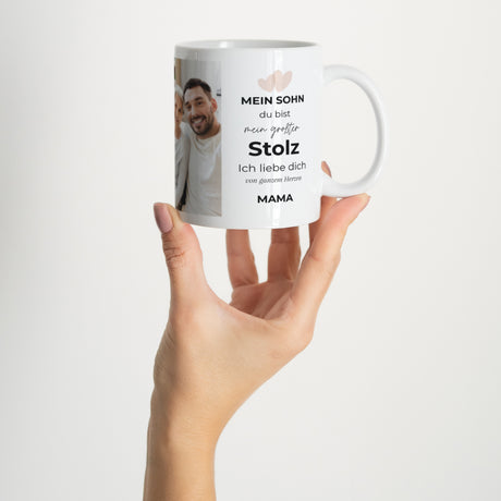 Tasse Objekte Weiß Mein geliebter Sohn