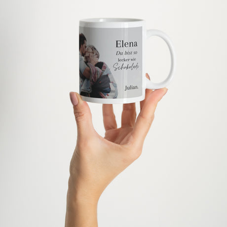 Tasse Objekte Weiß zum Anbeißen