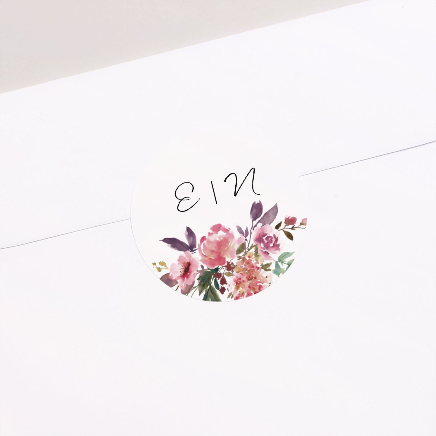 Sticker Hochzeit Rund Mini Blümchen foto N° 2