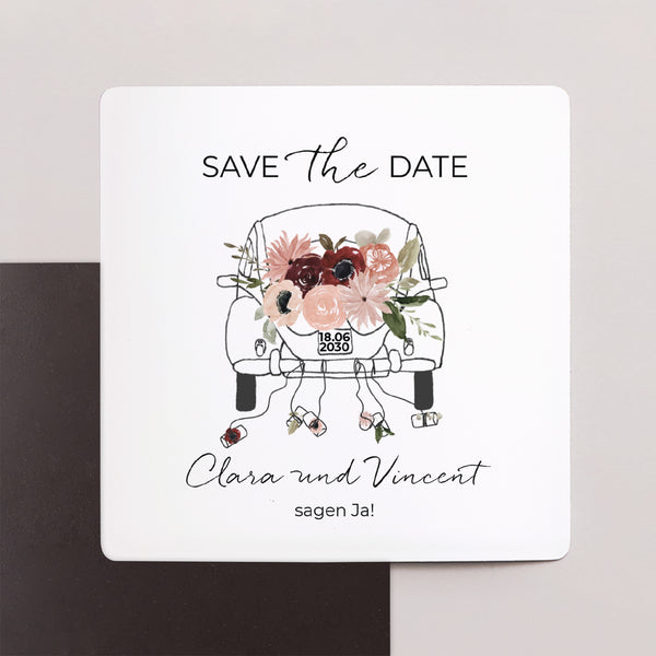 Save the date Karte Hochzeit Satz von 9, magnetisch. foto