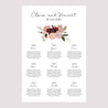 Sitzplan Hochzeit Porträt Blühender Marienkäfer foto N° 2