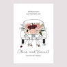 Begrüßungstafel Hochzeit Porträt 60 x 90 cm foto N° 2