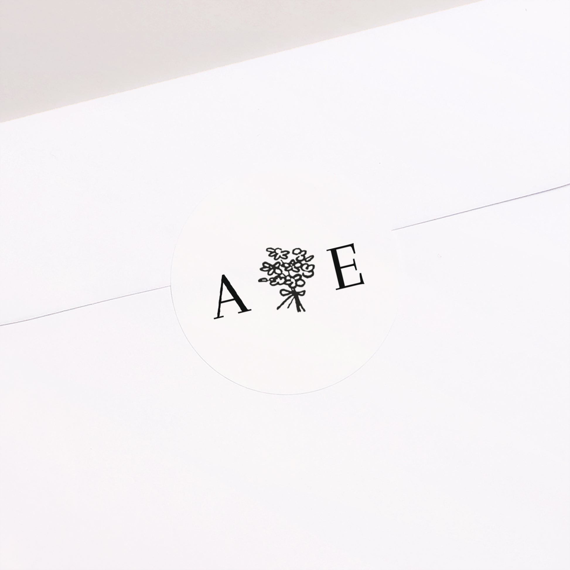 Sticker Hochzeit Rund Es lebe, wer frisch verheiratet ist foto N° 2