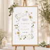 Begrüßungstafel Hochzeit Porträt 60 x 90 cm Wildblumen II foto N° 1