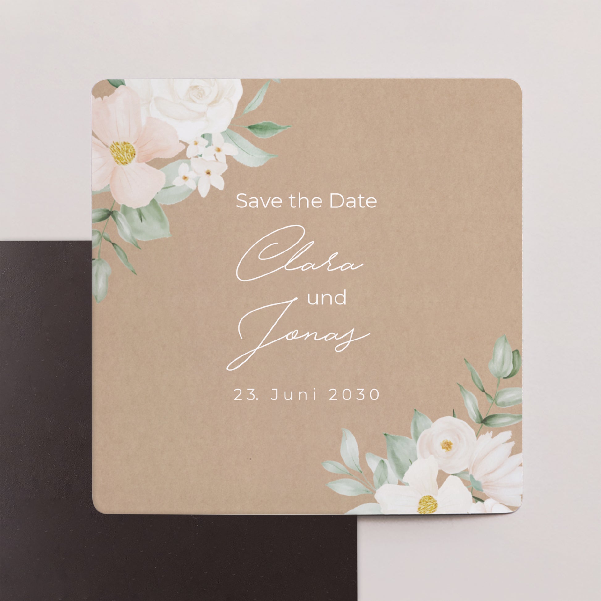 Save the date Karte Hochzeit Satz von 9, magnetisch. Romantik II foto N° 1