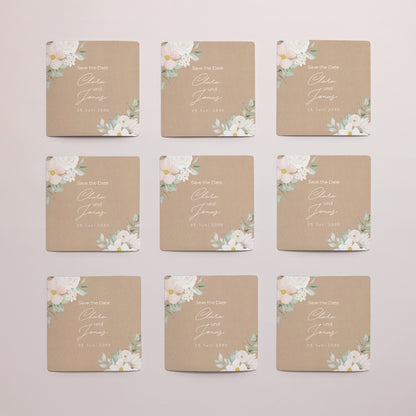 Save the date Karte Hochzeit Satz von 9, magnetisch. Romantik II foto N° 3