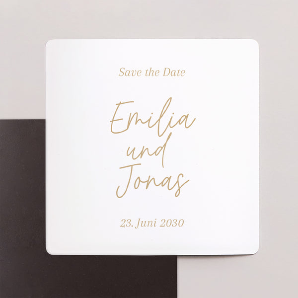 Save the date Karte Hochzeit Satz von 9, magnetisch. Shakespeare foto