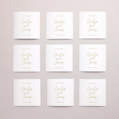 Save the date Karte Hochzeit Satz von 9, magnetisch. Shakespeare foto N° 3