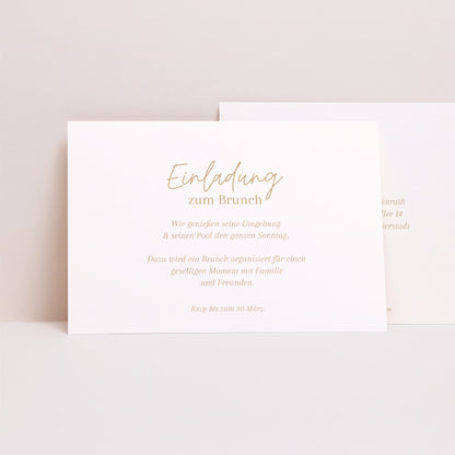 Einladungskarte Hochzeit Landschaft Shakespeare foto N° 1