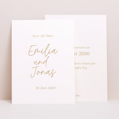 Save the date Karte Hochzeit Porträt Shakespeare foto N° 1
