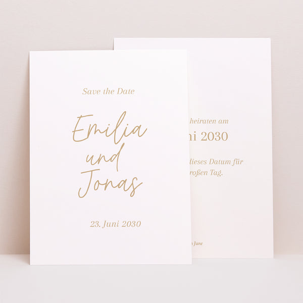 Save the date Karte Hochzeit Porträt Shakespeare foto