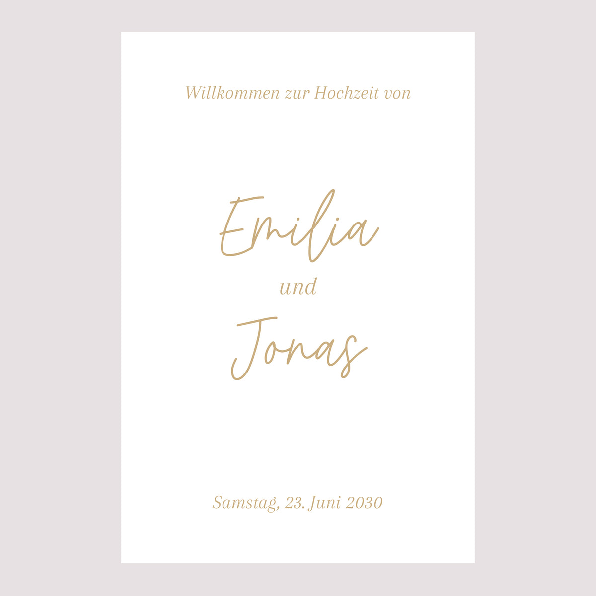 Begrüßungstafel Hochzeit Porträt 60 x 90 cm Shakespeare foto N° 2