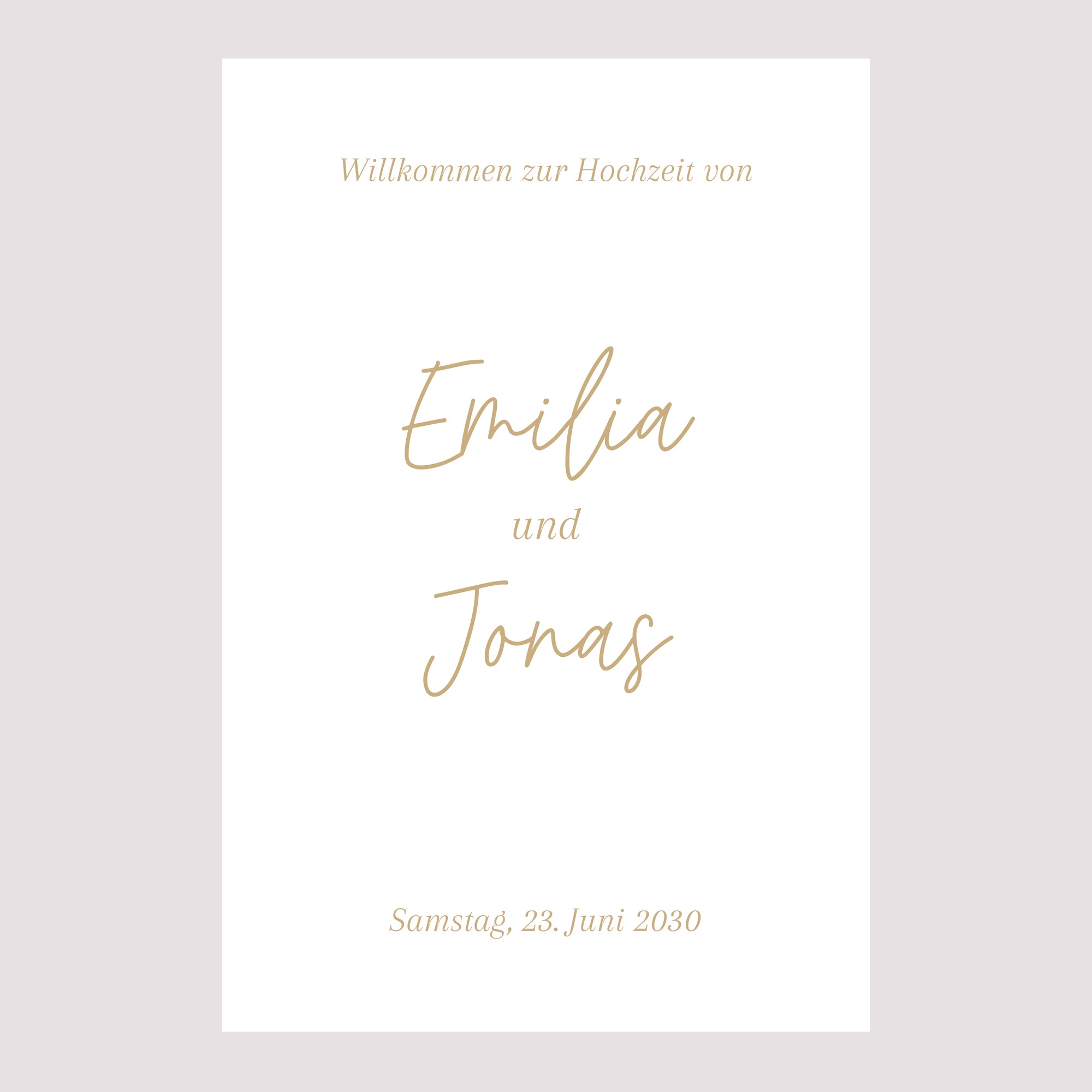 Begrüßungstafel Hochzeit Porträt 60 x 90 cm Shakespeare foto N° 2