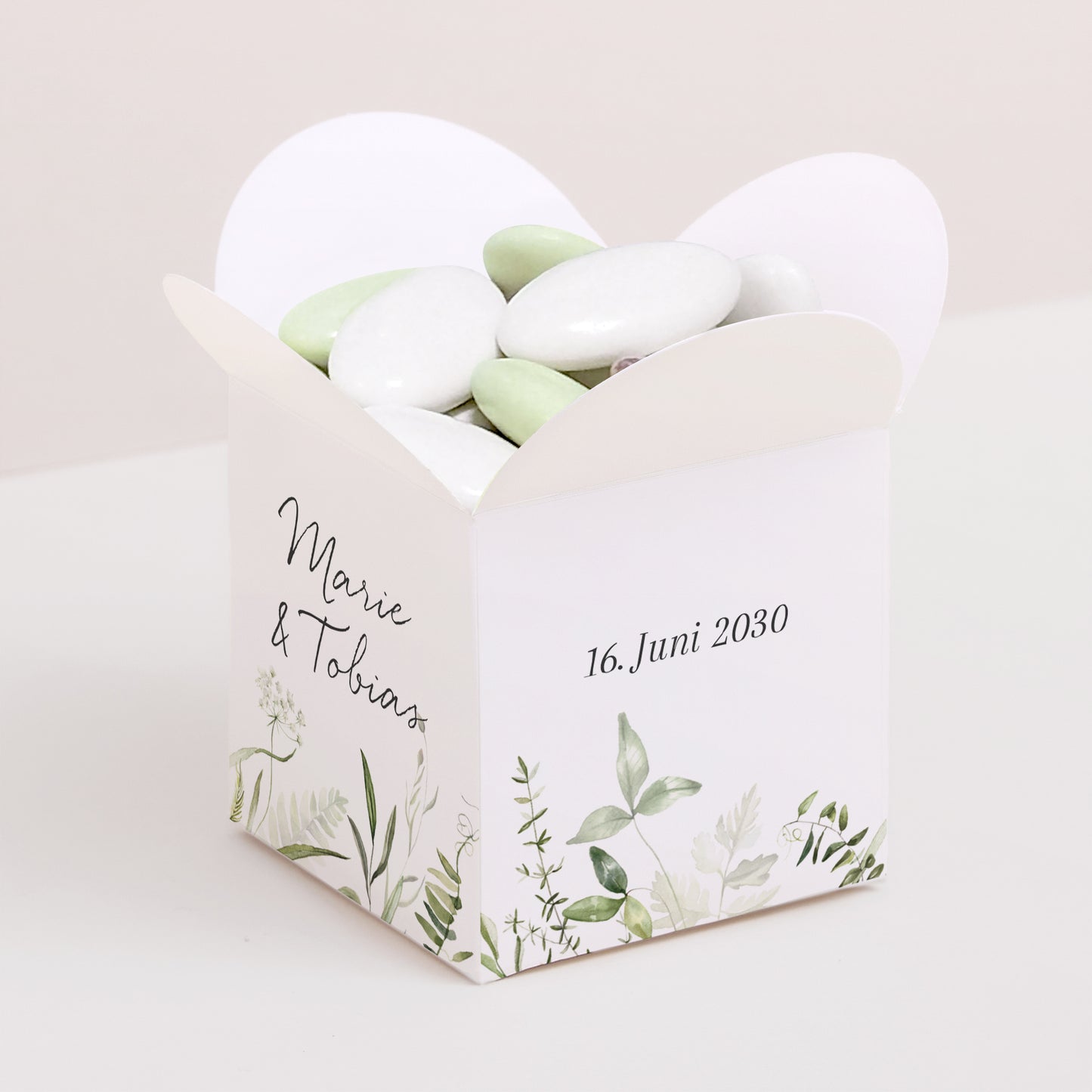 Geschenkbox Hochzeit Schmetterlingsöffnung Seralin foto N° 1