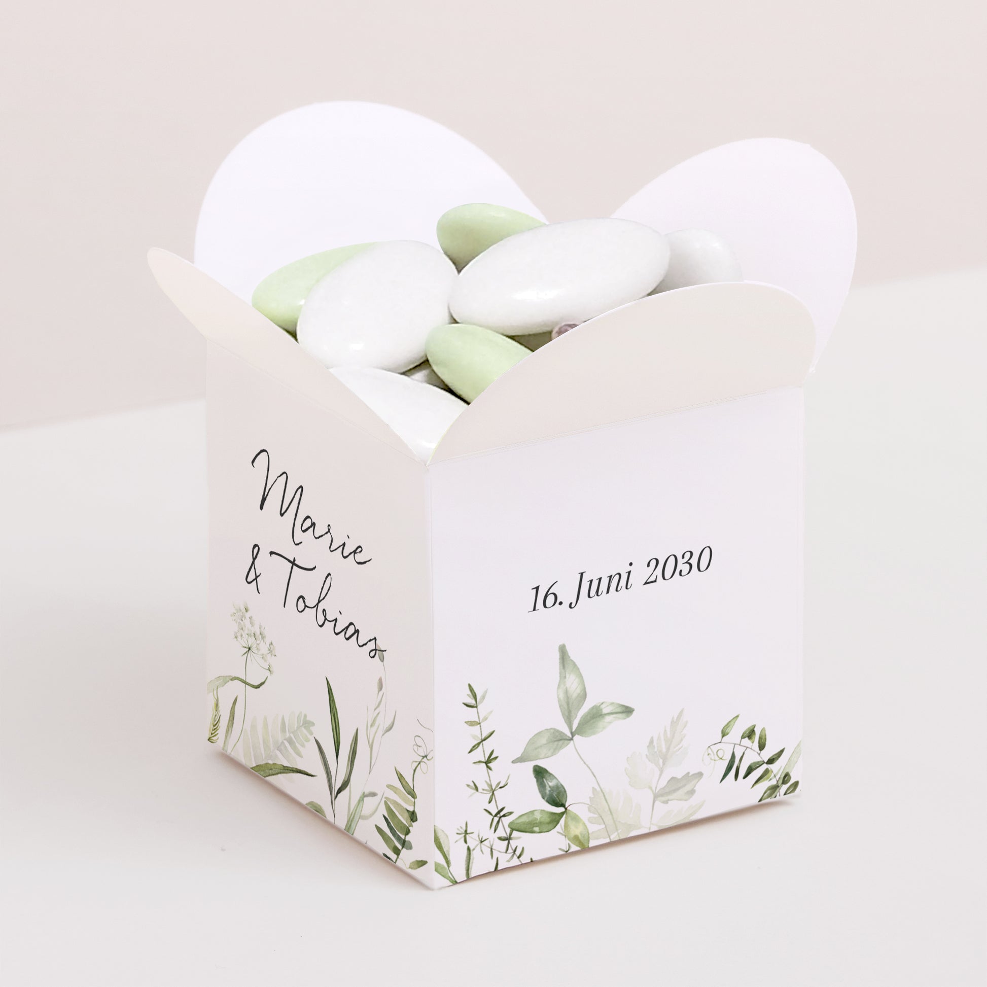 Geschenkbox Hochzeit Schmetterlingsöffnung Seralin foto N° 1