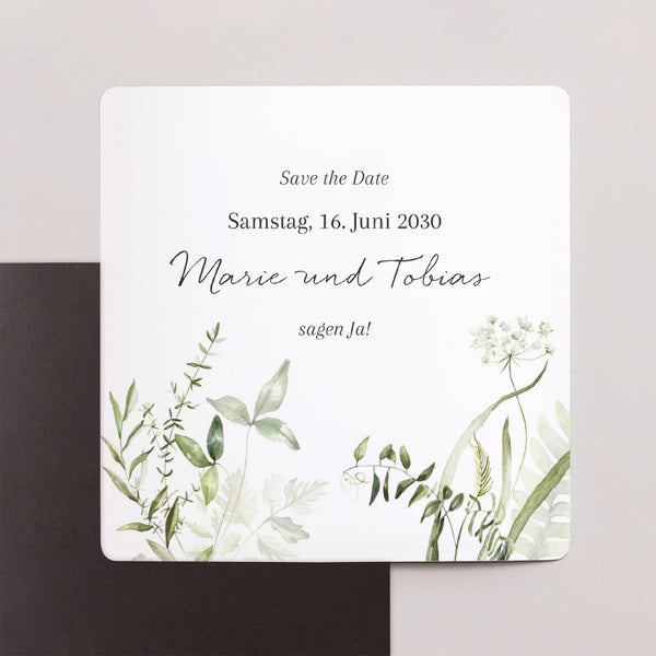 Save the date Karte Hochzeit Satz von 9, magnetisch. Seralin foto