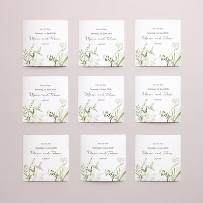 Save the date Karte Hochzeit Satz von 9, magnetisch. Seralin foto N° 3
