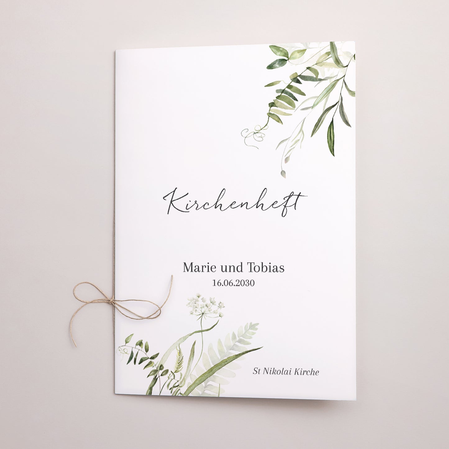 Kirchenheft Hochzeit Doppelflügel Seralin foto N° 1