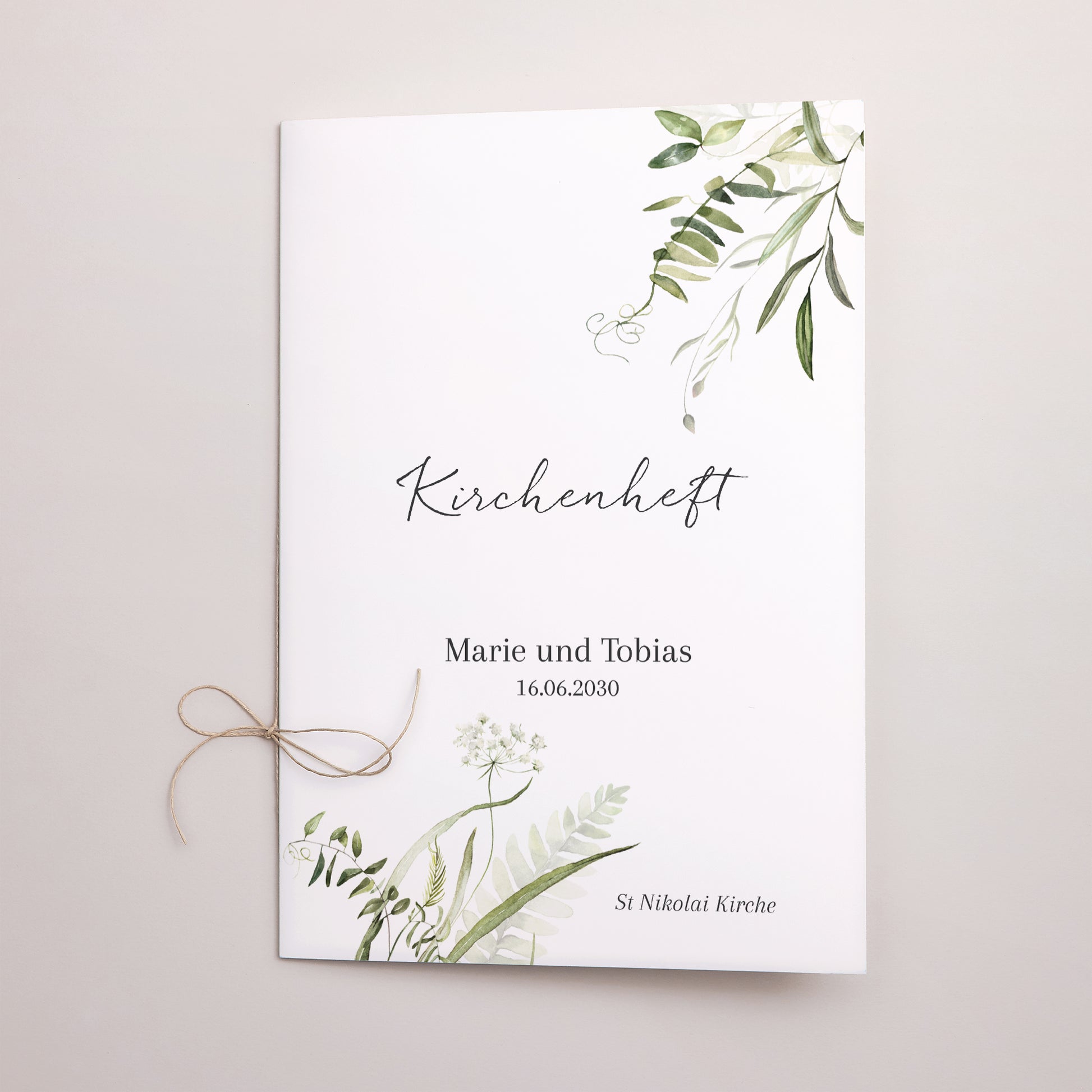 Kirchenheft Hochzeit Doppelflügel Seralin foto N° 1
