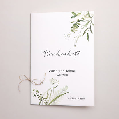 Kirchenheft Hochzeit Doppelflügel Seralin foto N° 1