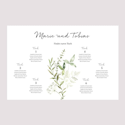 Sitzplan Hochzeit Landschaft Seralin foto N° 2
