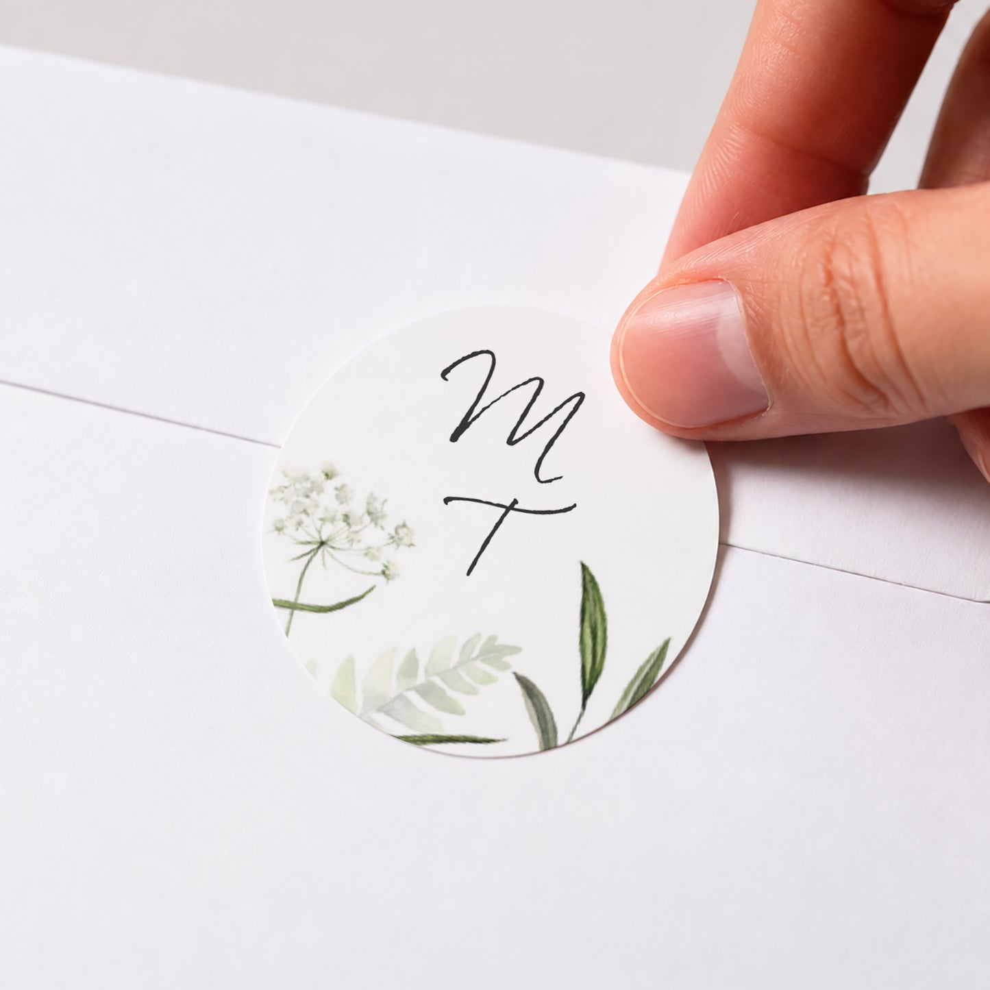 Sticker Hochzeit Rund Seralin foto N° 1