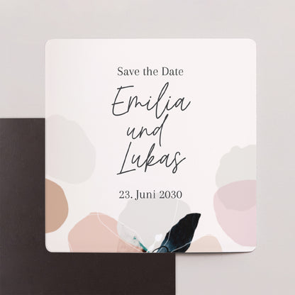 Save the date Karte Hochzeit Satz von 9, magnetisch. foto N° 1