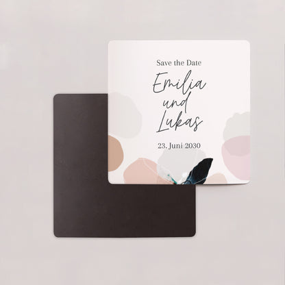 Save the date Karte Hochzeit Satz von 9, magnetisch. foto N° 2