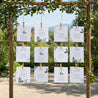 Sitzplan Hochzeit Pack von 12 Pflanzenkranz foto N° 2